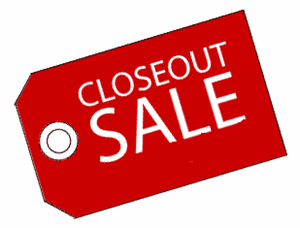 Picture for category Closeout Sale