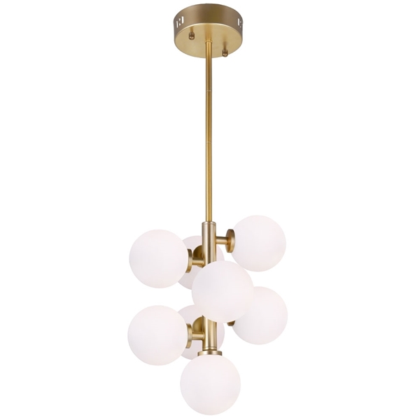 Picture of 14" 8 Light  Pendant with Satin Gold finish