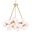 26" 25 Light  Chandelier with Satin Gold finish