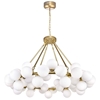Picture of 39" 45 Light  Chandelier with Satin Gold finish