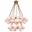 42" 70 Light  Chandelier with Satin Gold finish