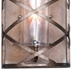 Picture of 12" 1 Light Wall Sconce with Wood Grain Bronze Finish