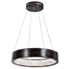 Picture of 20" LED Chandelier with Wood Grain Brown Finish