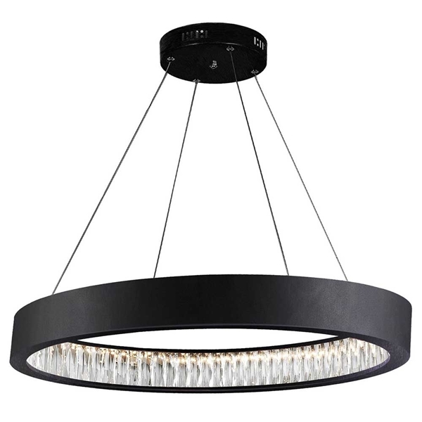 Picture of 32" LED Chandelier with Matte Black Finish