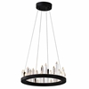 Picture of 16" LED Chandelier with Black Finish