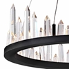 Picture of 24" LED Chandelier with Black Finish