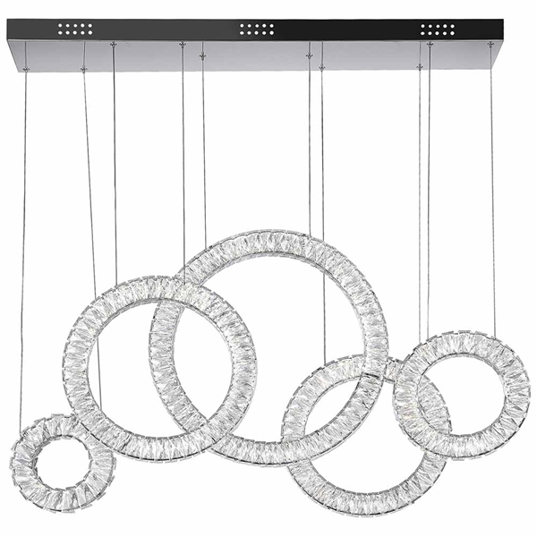 Picture of 43" LED Chandelier with Chrome Finish