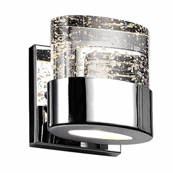 5" 1 Light Wall Sconce with Chrome Finish