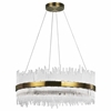 Picture of 32" LED Chandelier with Antique Brass Finish