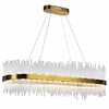 Picture of 47" LED Chandelier with Antique Brass Finish