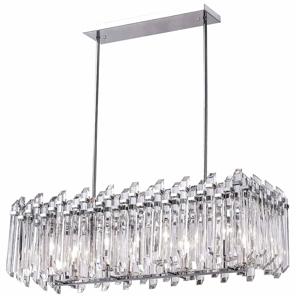 Picture of 33" 8 Light Chandelier with Chrome Finish