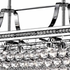 Picture of 42" 10 Light Chandelier with Chrome Finish
