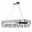 50" LED Chandelier with Chrome Finish
