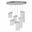 24" LED Chandelier with Pewter Finish