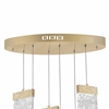 Picture of 24" LED Chandelier with Gold Leaf Finish