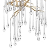 Picture of 60" 12 Light Chandelier with Gold Leaf Finish