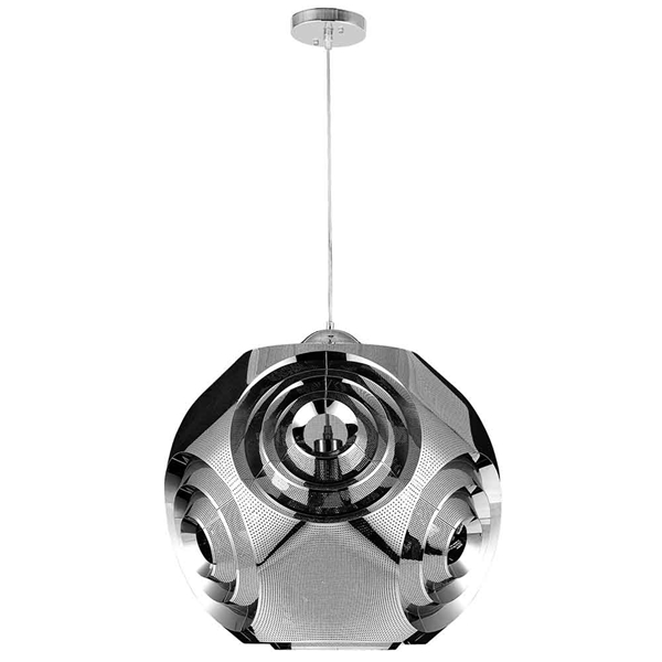 Picture of 10" 1 Light Pendant with Chrome Finish