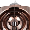 Picture of 19" 1 Light Chandelier with Copper Finish