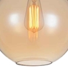 Picture of 10" 1 Light Down Mini Pendant with Transparent Amber finish