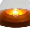 Picture of 10" 1 Light Down Pendant with Matte White & Gold finish