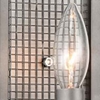 Picture of 10" 1 Light Wall Sconce with Black Silver finish