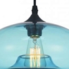 Picture of 11" 1 Light Down Mini Pendant with Transparent Blue finish