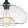 Picture of 11" 1 Light Down Mini Pendant with Transparent finish