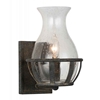 Picture of 11" 1 Light Wall Sconce with Antique Black finish