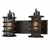 Picture of 11" 2 Light Wall Sconce with Brown finish