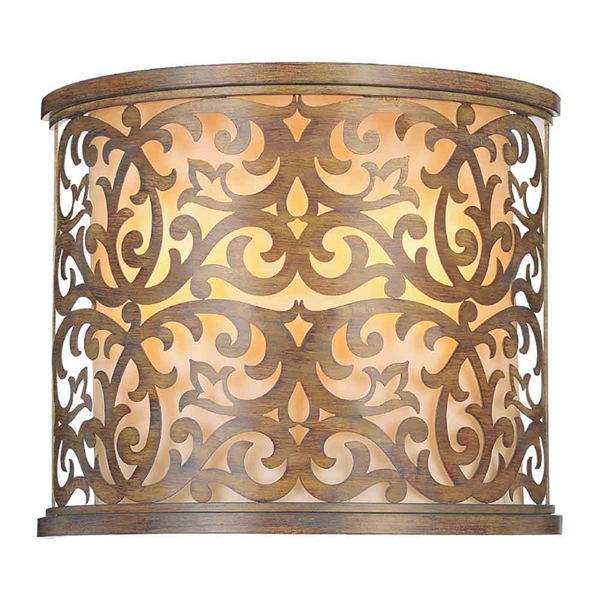 Picture of 11" 2 Light Wall Sconce with Brushed Chocolate finish