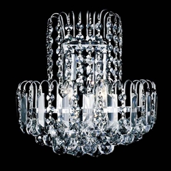 11" 2 Light Wall Sconce with Chrome finish