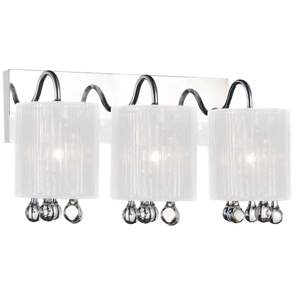 Picture of 11" 3 Light Vanity Light with Chrome finish