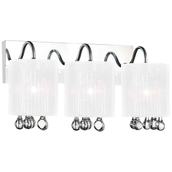 Picture of 11" 3 Light Vanity Light with Chrome finish