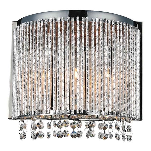 Picture of 11" 3 Light Wall Sconce with Chrome finish