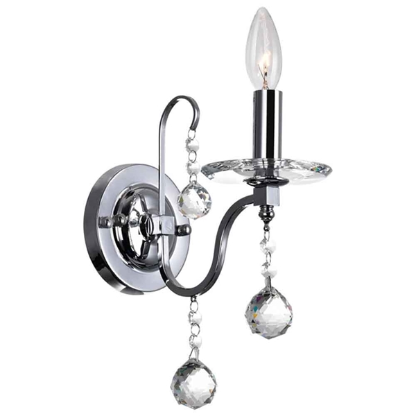 Picture of 12" 1 Light Wall Sconce with Chrome finish