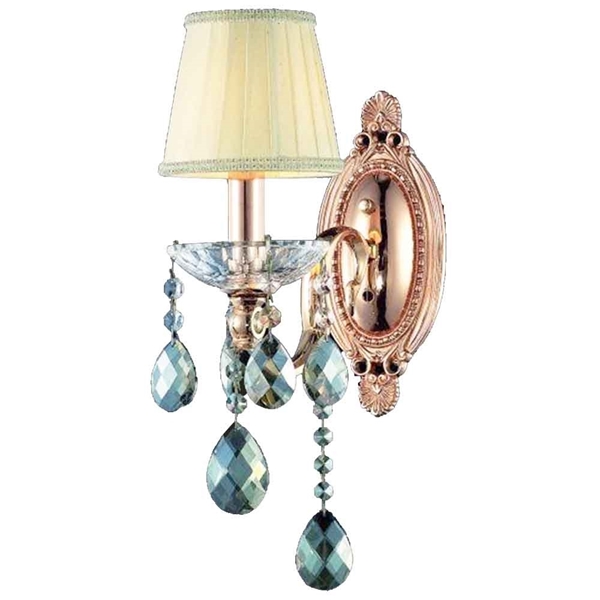 Picture of 12" 1 Light Wall Sconce with Rose Gold finish