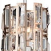 Picture of 12" 3 Light Down Chandelier with Champagne finish