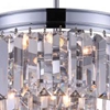 Picture of 12" 8 Light Down Mini Chandelier with Chrome finish