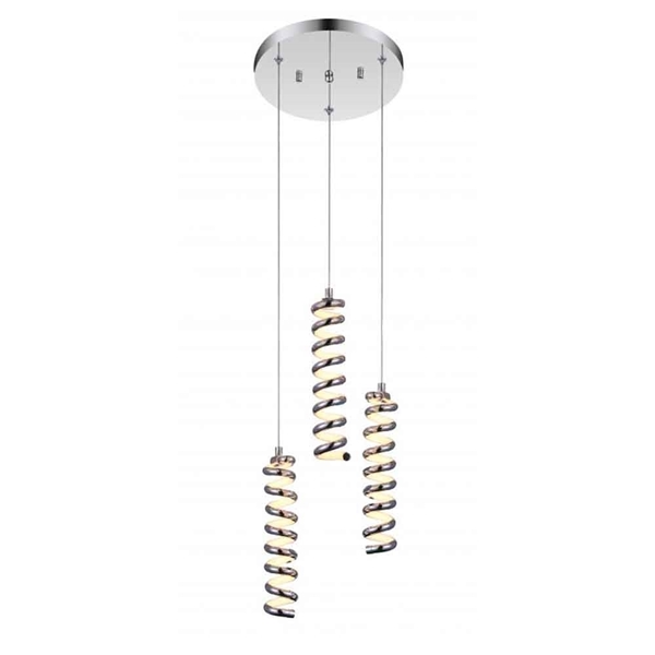 Picture of 12" LED Multi Point Pendant with Chrome finish