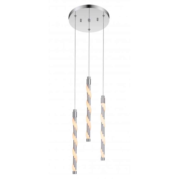 Picture of 12" LED Multi Point Pendant with Chrome finish