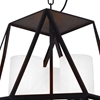 Picture of 13" 3 Light Candle Mini Pendant with Black finish