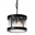 13" 4 Light  Chandelier with Black finish