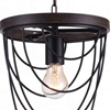 Picture of 14" 1 Light  Mini Chandelier with Black finish