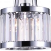 Picture of 14" 1 Light Drum Shade Mini Chandelier with Chrome finish