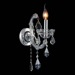 14" 1 Light Wall Sconce with Chrome finish