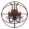 Picture of 14" 2 Light Wall Sconce with Brown finish