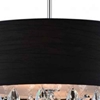 Picture of 14" 3 Light Drum Shade Chandelier with Chrome finish