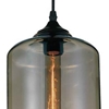 Picture of 15" 1 Light Down Mini Pendant with Transparent Smoke finish