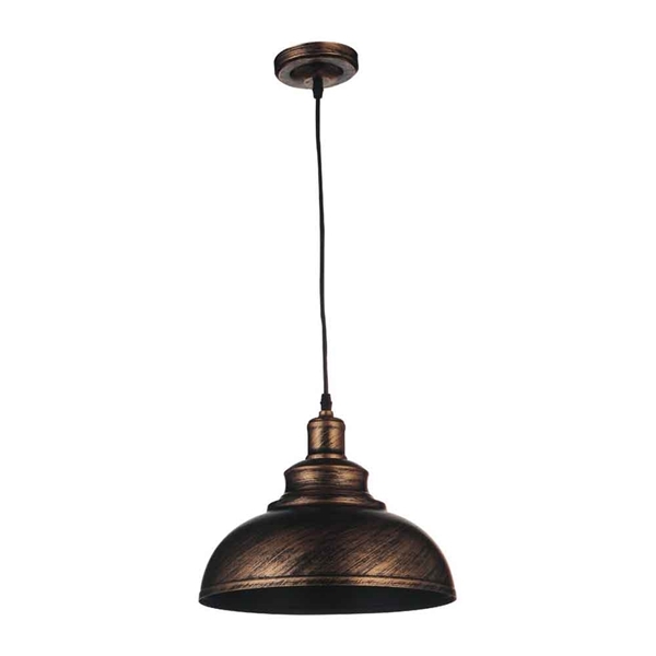 Picture of 15" 1 Light Down Pendant with Antique Copper finish