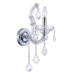 15" 1 Light Wall Sconce with Chrome finish